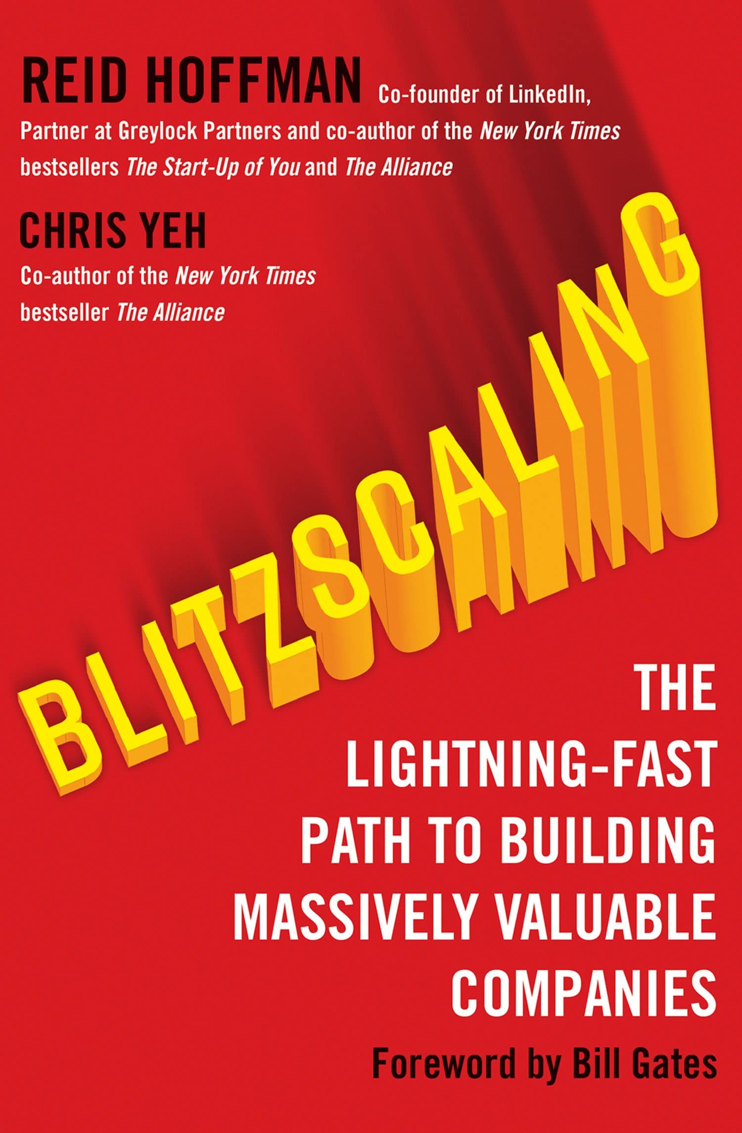 Blitzscaling: The Lightning-Fast Path to Building Massively Valuable Companies cover