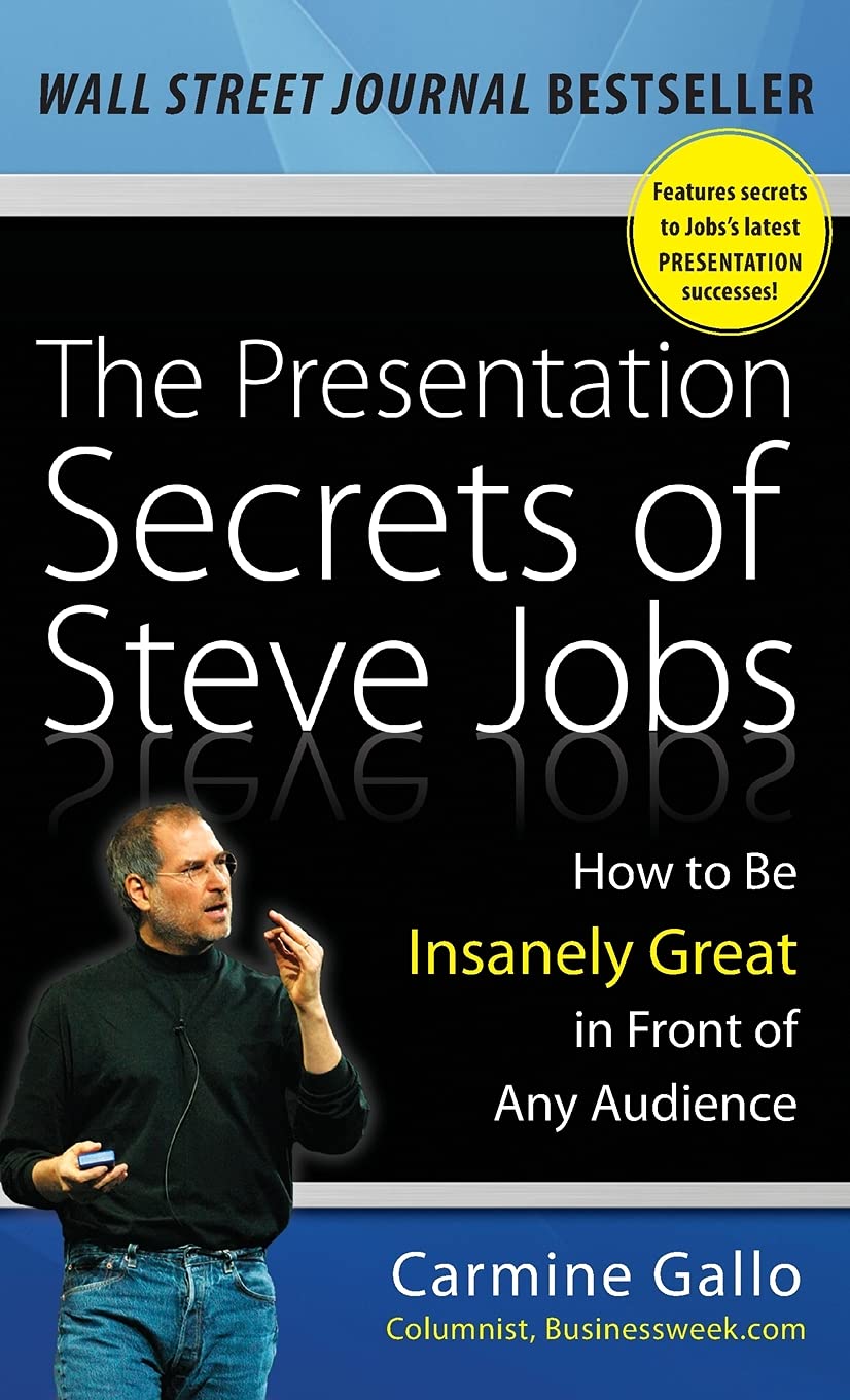 The Presentation Secrets of Steve Jobs: How to Be Insanely Great in Front of Any Audience cover